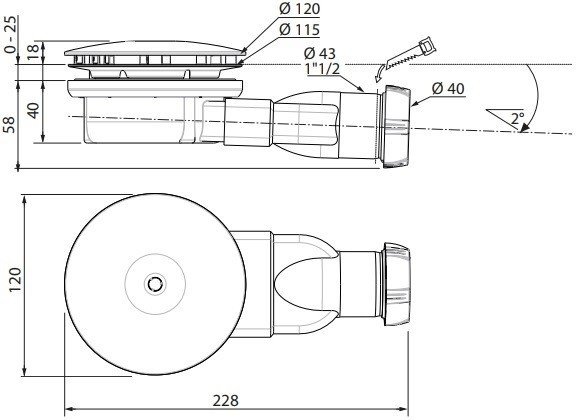 Сифон Radaway R400 - фото2