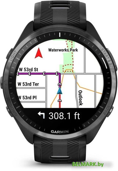 Умные часы Garmin Forerunner 965 (черный/серый) - фото2