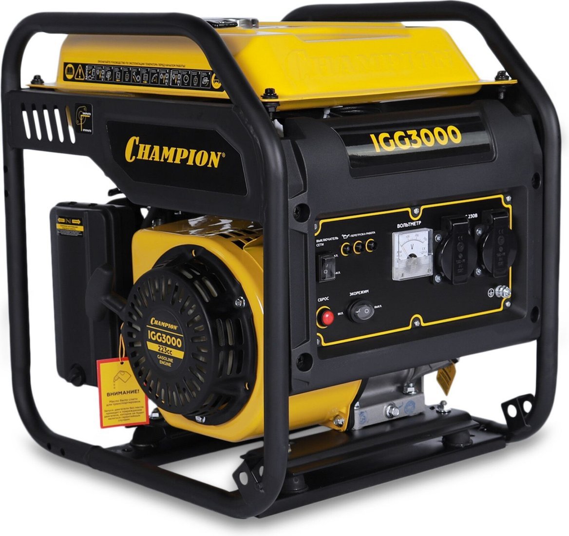 Бензиновый генератор Champion IGG3000 - фото2