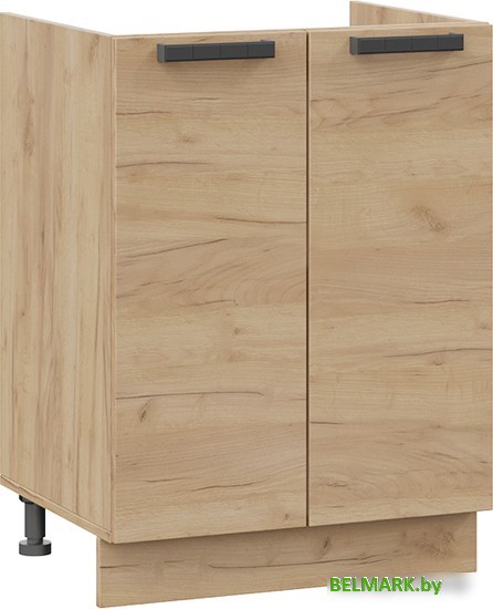 Шкаф напольный Трия Детройт 1Н6М (дуб крафт золотой) - фото