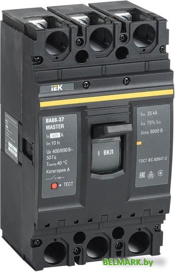 Выключатель автоматический IEK ВА 88-37 3п 400А 35кА SVA40-3-0400-02 - фото
