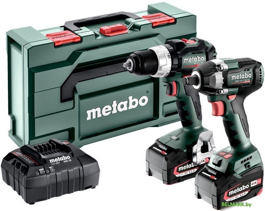 Metabo Combo Set 2.9.3 18V 685203000 (шуруповерт, гайковерт, 2 АКБ, кейс) - фото