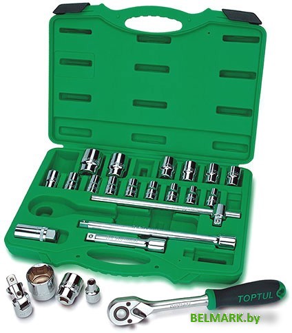 Набор торцевых головок Toptul GCAI2408 24 предмета - фото
