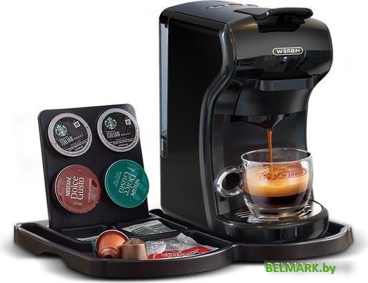 Капсульная кофеварка Hibrew H1A (черный) - фото2