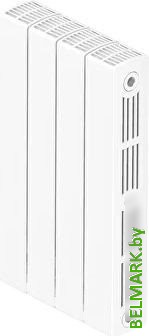 Биметаллический радиатор Rifar SUPReMO 500 (4 секции, бордо) - фото2