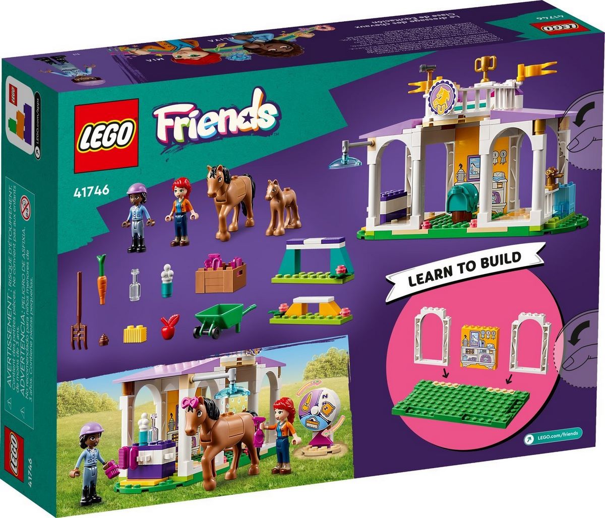 Конструктор LEGO Friends 41746 Тренировка лошадей - фото2