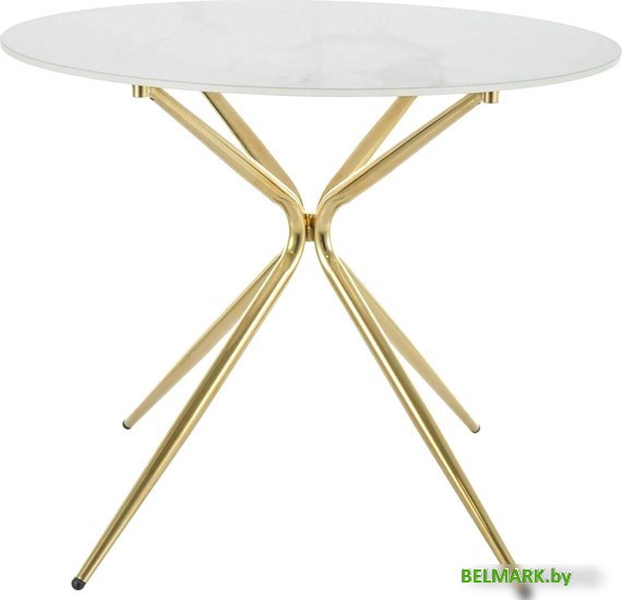 Кухонный стол Signal Azalia ceramic AZALIABZLFI90 (белый/золотой) - фото