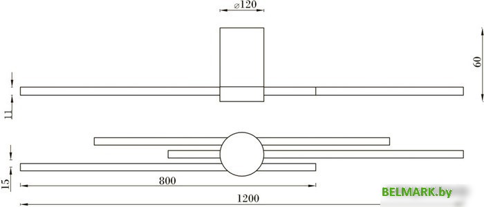 Бра Kinklight Лорин 08428-1203.19 (черный) - фото2