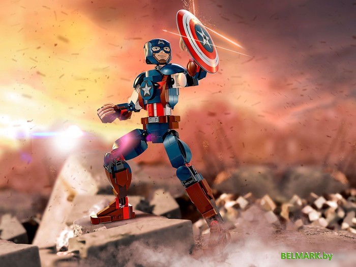 Конструктор LEGO Marvel Super Heroes 76258 Сборная фигурка Капитана Америки - фото2