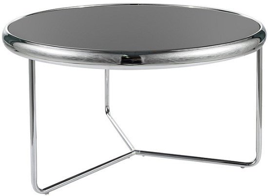 Журнальный столик Signal Scarlet (черный/хром) - фото