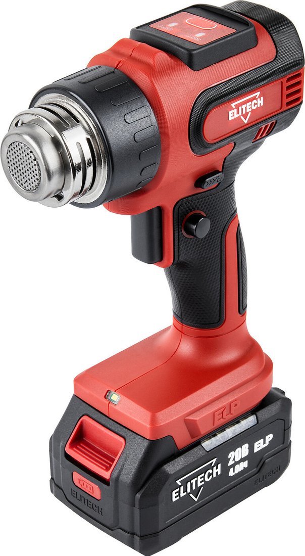 Промышленный фен ELITECH ТВА 20СЛ2 (с 1-им АКБ, кейс) - фото