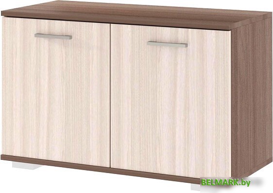 Тумба для обуви Памир Италия О-800 (ясень шимо темный/ясень шимо светлый) - фото