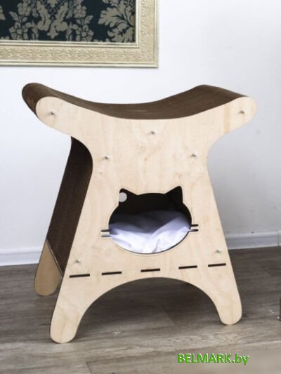 Когтеточка Чешир Викинг (бежевый) - фото2