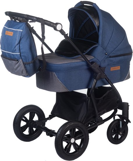 Универсальная коляска Babyhit Tribute 2 (2 в 1, синий) - фото