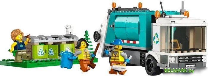 Конструктор LEGO City 60386 Грузовик для переработки отходов - фото2