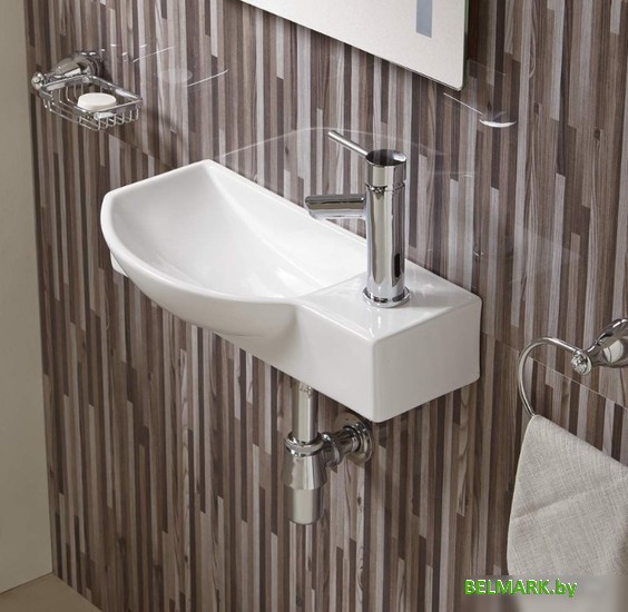 Умывальник WeltWasser Aisbach 7945 GL-WT R (белый глянец) - фото