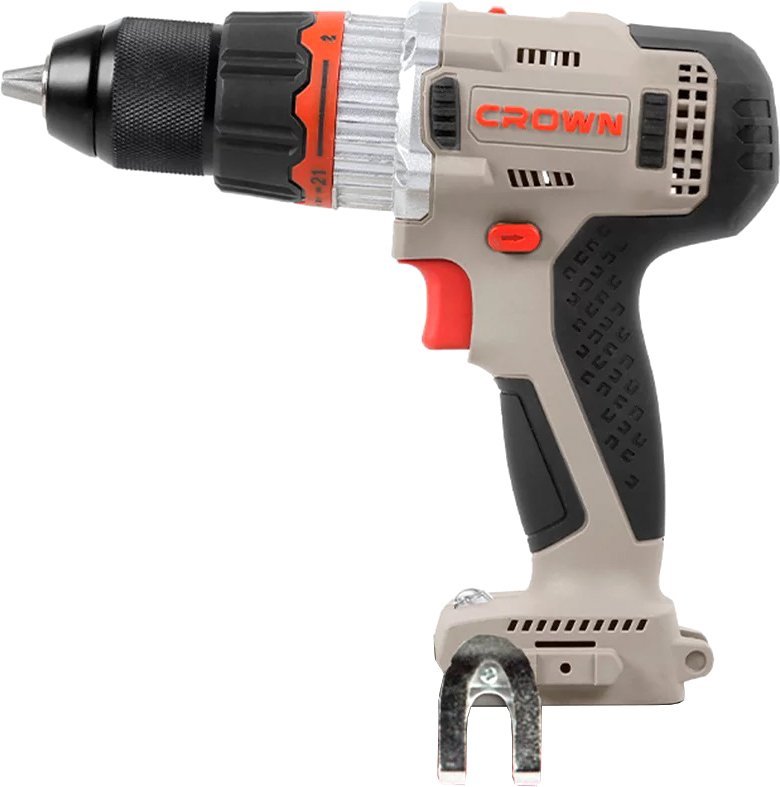 Дрель-шуруповерт Crown CT21090HMX-4 BMC (с 2-мя АКБ 4Ah, кейс) - фото2
