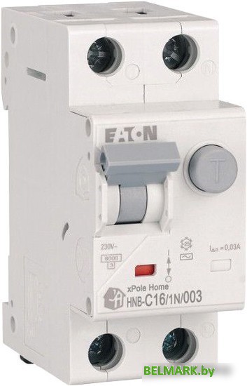 Дифференциальный автомат Eaton HNB-C161N003 1P+N 16А С 6кА 30мА АС 2М 195127 - фото