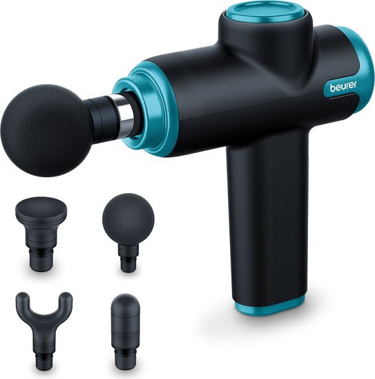 Перкуссионный массажер Beurer MG 99 LE (черный/бирюзовый) - фото
