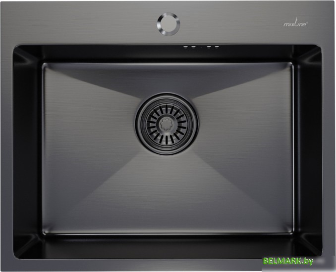 Кухонная мойка Mixline 547234 (черный графит, 3 мм) - фото