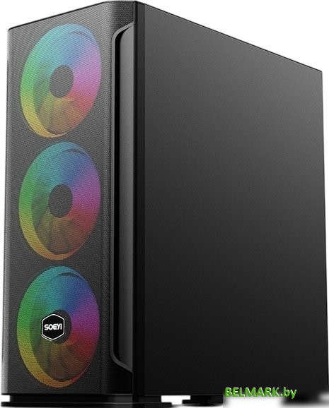 Корпус Soeyi AX1-B10 Tempered Glass - фото2