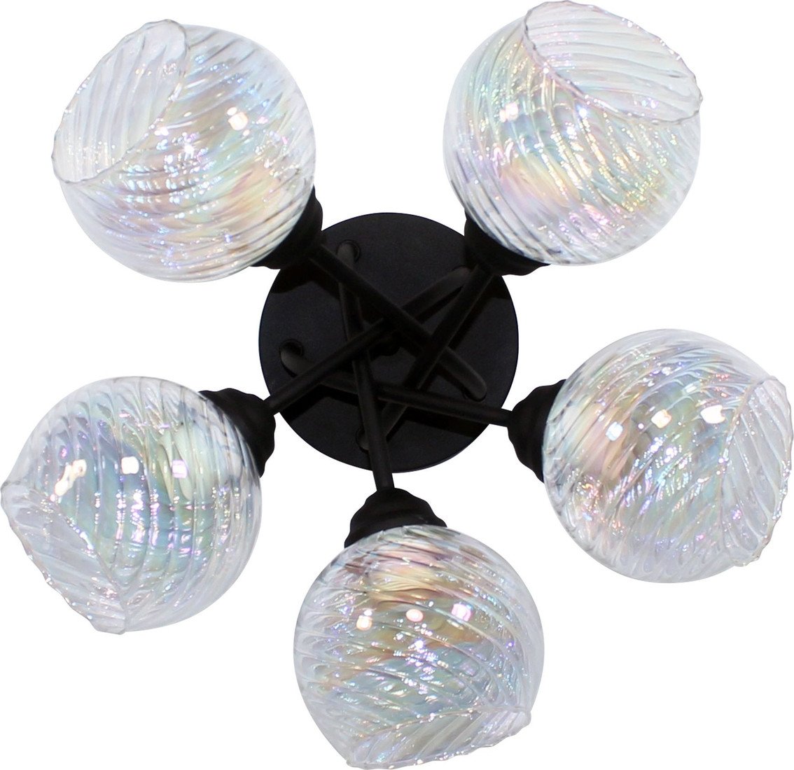 Светильник Элетех Вита НПБ 01-5x60-133 Е27 1005405397 (151 черный муар) - фото2