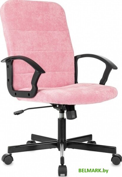 Офисное кресло Бюрократ Triest (розовый Fabric Velvet 36) - фото