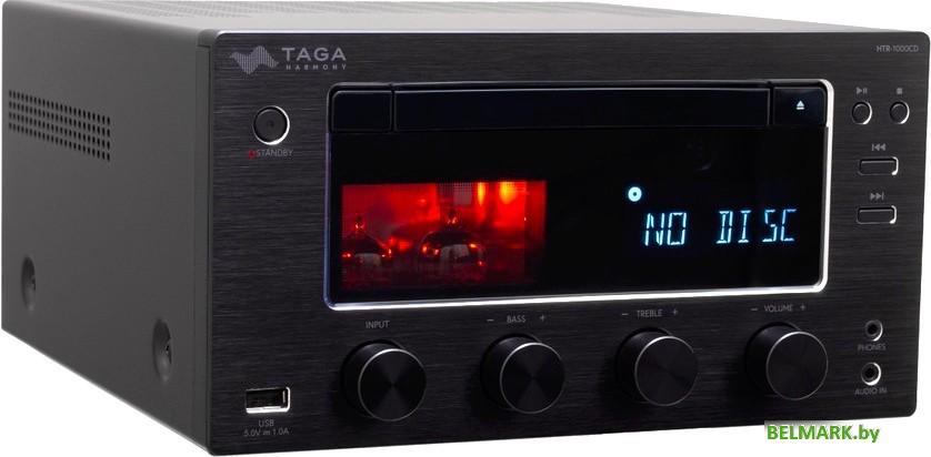 CD-ресивер Taga Harmony HTR-1000CD v.3 (черный) - фото