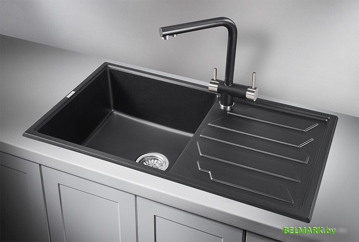 Кухонная мойка Granula GR-8601 (шварц) - фото2