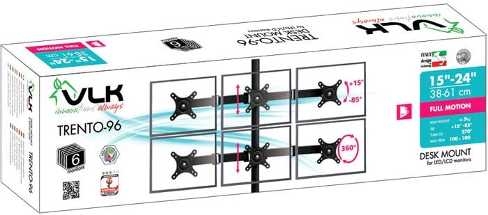 Кронштейн VLK TRENTO-96 (черный) - фото2