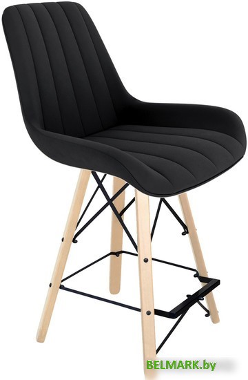 Стул Sheffilton SHT-ST37/S80-1 (ночное затмение/прозрачный лак/черный) - фото