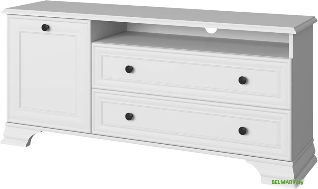 Тумба Anrex Tiffany RTV 1D2SN (белый) - фото