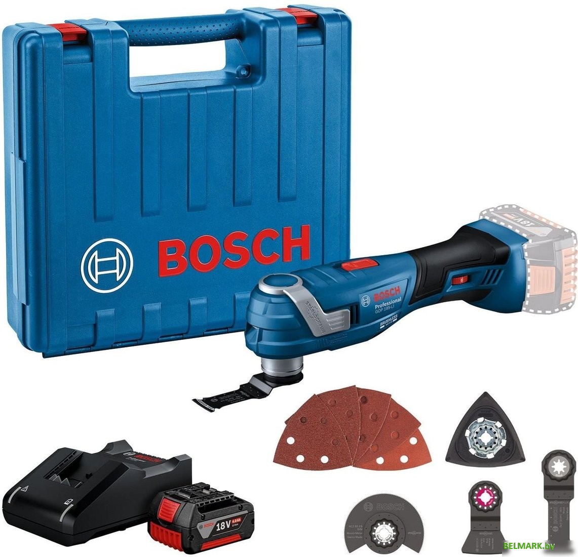 Реноватор Bosch GOP 185-LI Professional 06018G2021 (с 1-им АКБ) - фото
