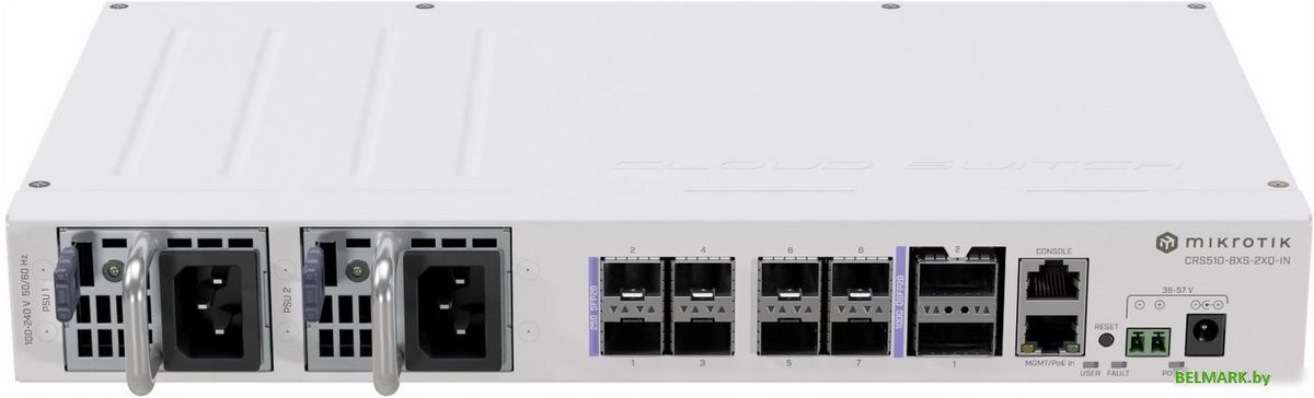 Управляемый коммутатор 2-го уровня Mikrotik CRS510-8XS-2XQ-IN - фото
