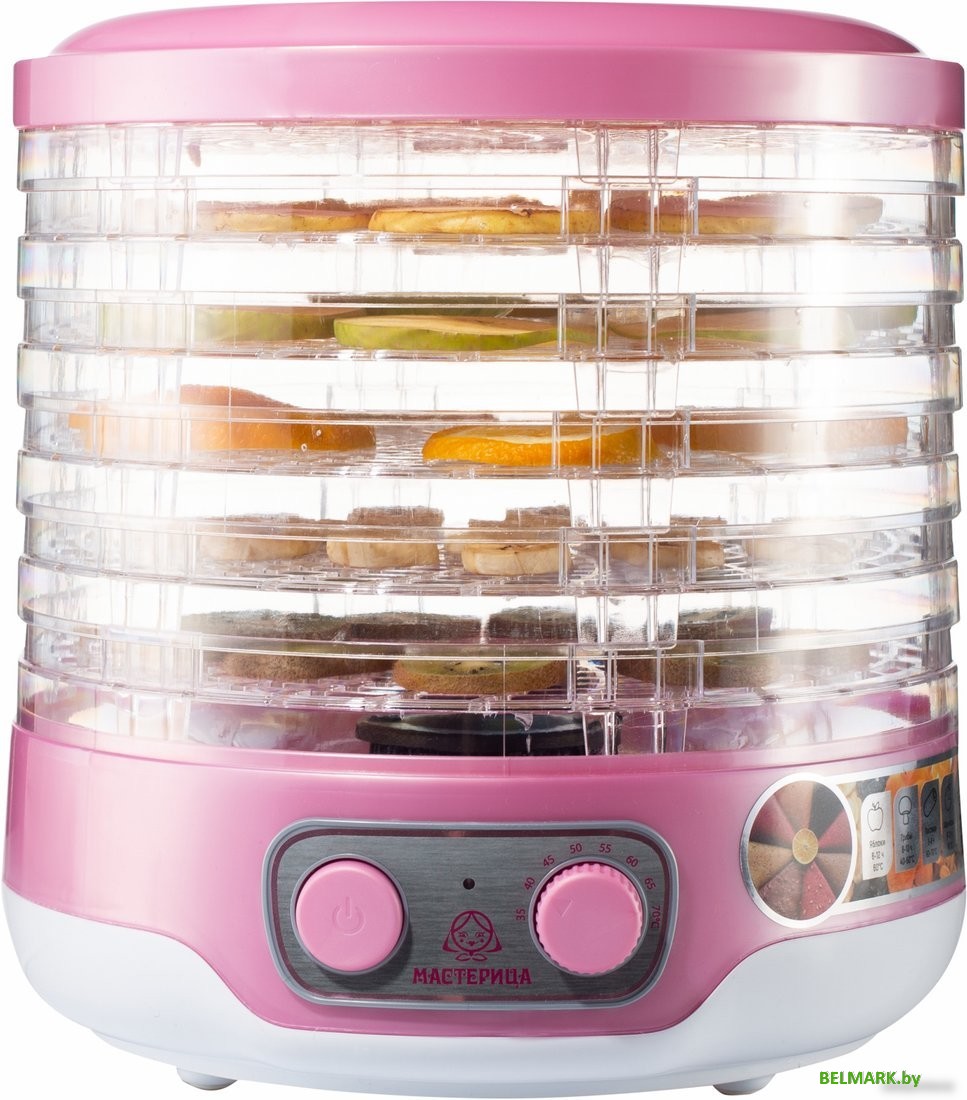 Сушилка для овощей и фруктов Мастерица EFD-3061 (розовый перламутр) - фото