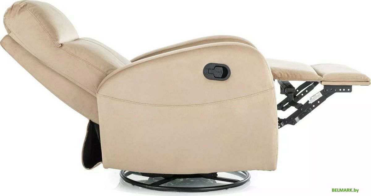 Кресло-глайдер Signal Olimp Velvet Bluvel 28 (бежевый) - фото2