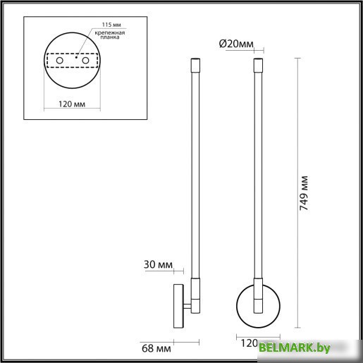Бра Odeon Light Anta 4393/14WL - фото2