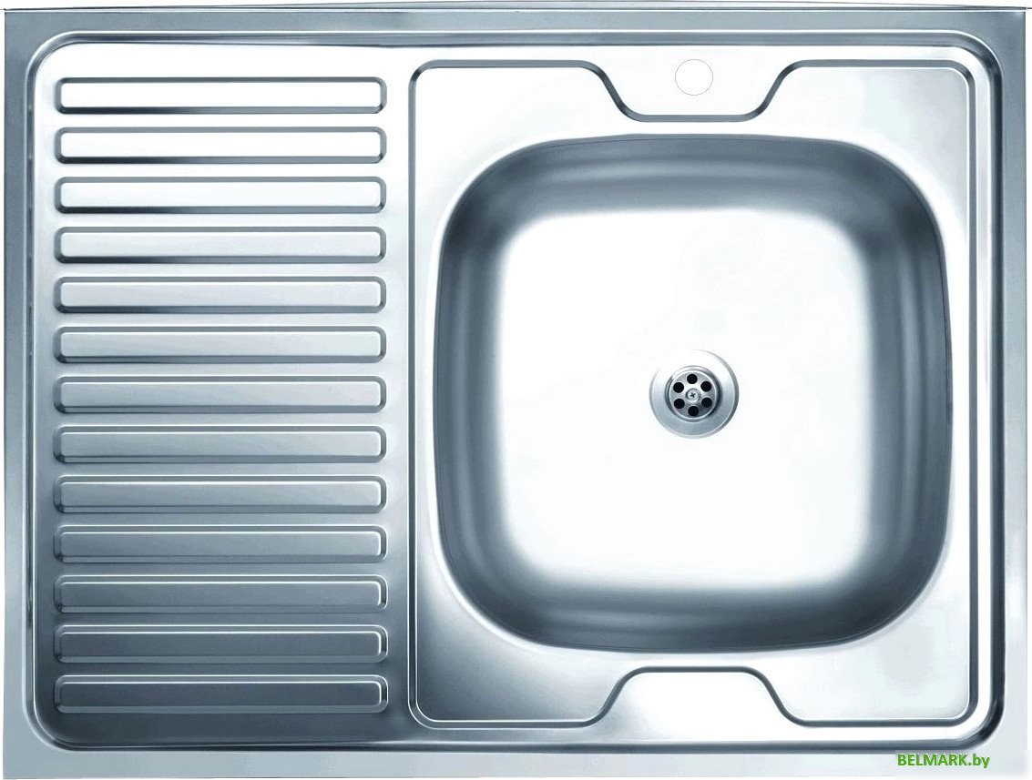 Кухонная мойка КромРус EC-420M RUS R (без сифона) - фото