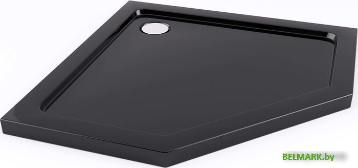 Душевой поддон Rea Diamond 90x90 (черный) - фото