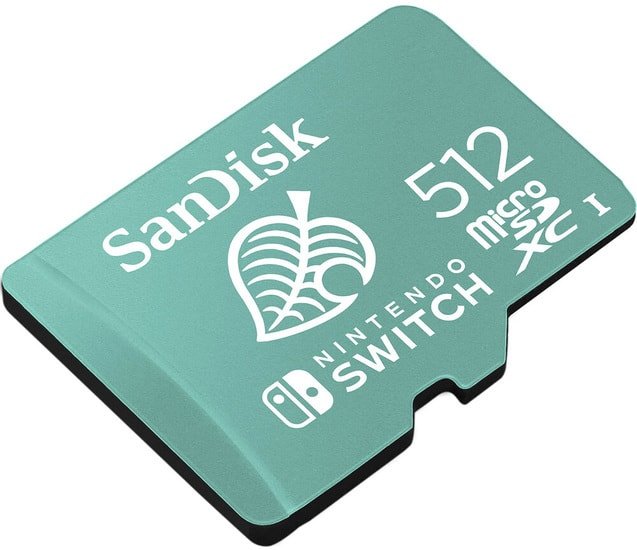 Карта памяти SanDisk Nintendo Switch Licensed Card Animal Crossing Edition microSDXC 512GB SDSQXAO-512G-GNCZN - фото2