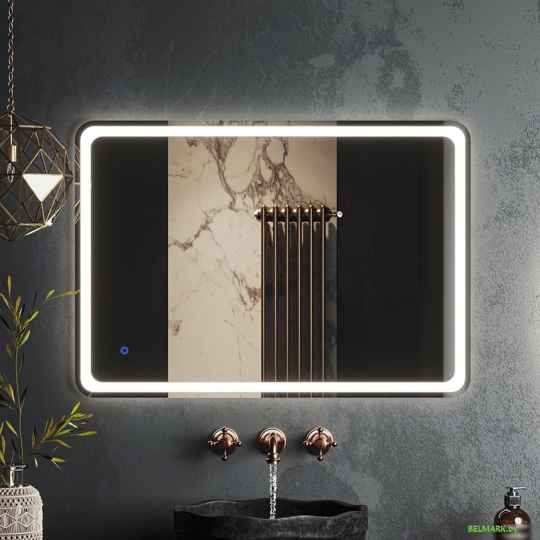 Roxen Зеркало Irida 510185-90AF 90x70 - фото