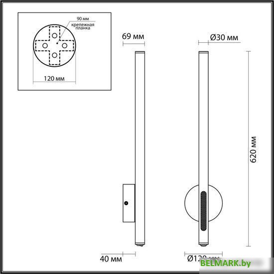 Светильник Odeon Light Mali 6643/10WL - фото2