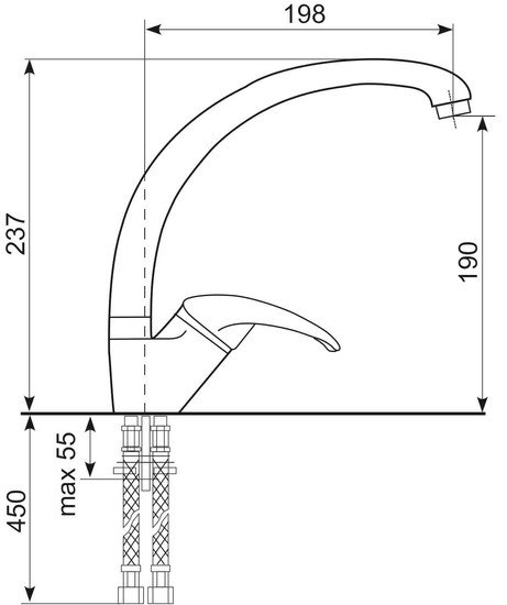Смеситель Ulgran Quartz UQ-007 (08 Космос) - фото2