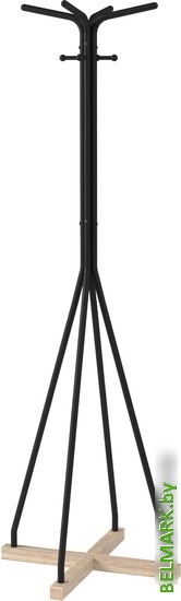 Вешалка для одежды Мебелик Галилео 218 (черный/шимо) - фото