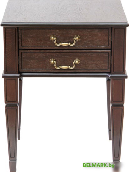 Тумба Мебелик Васко В 118Н (темно-коричневый/патина) - фото