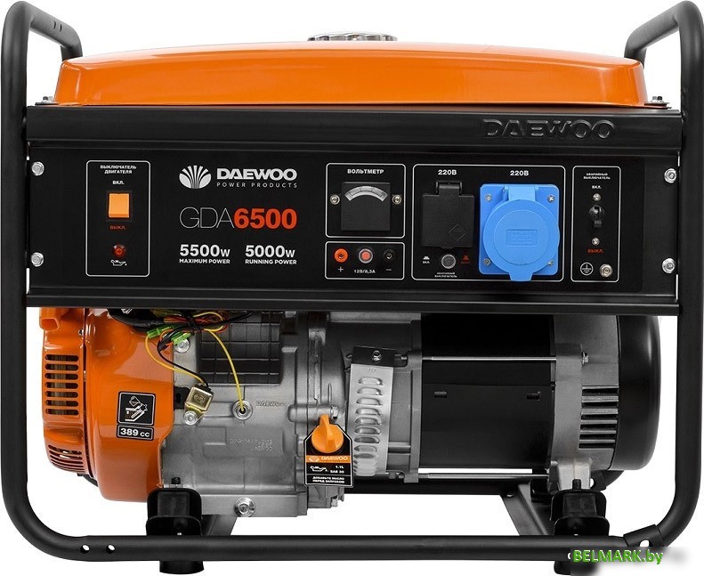 Бензиновый генератор Daewoo Power GDA 6500 - фото2