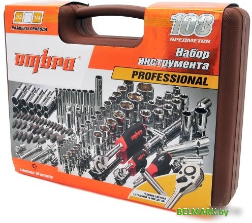 Универсальный набор инструментов Ombra OMT108S 108 предметов - фото2