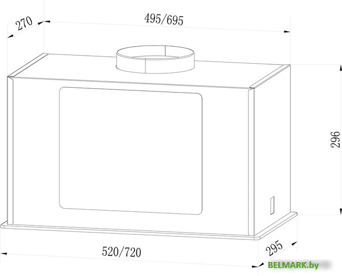 Кухонная вытяжка LEX GS Bloc GS 900 (белый) - фото2