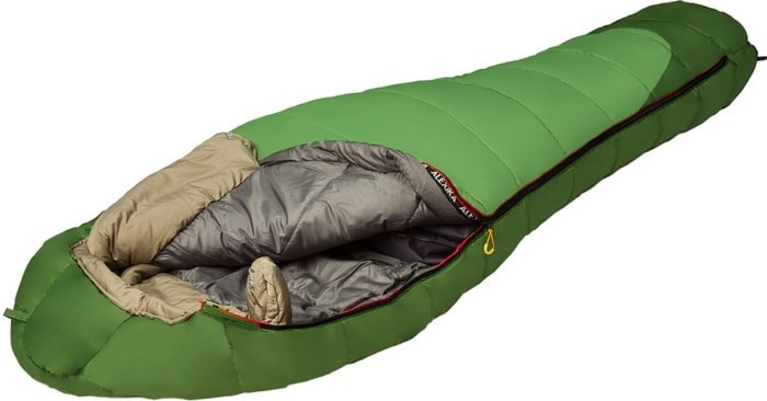 Спальный мешок AlexikA Mountain Wide (правая молния, зеленый) - фото2