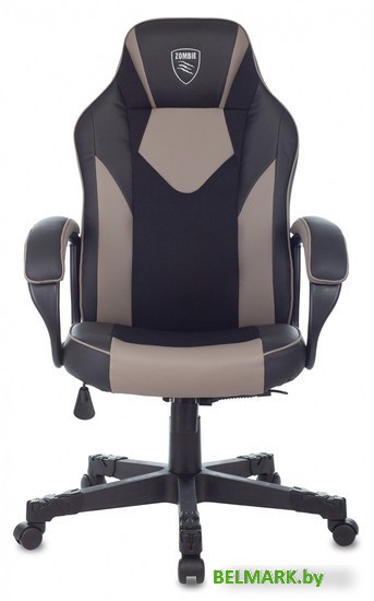 Офисное кресло Бюрократ Zombie Game 17 (черный/серый текстиль/экокожа) - фото2